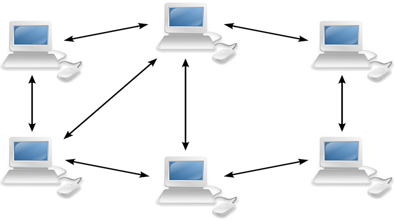 نحوه عملکرد شبکه همتا به همتا (P2P)