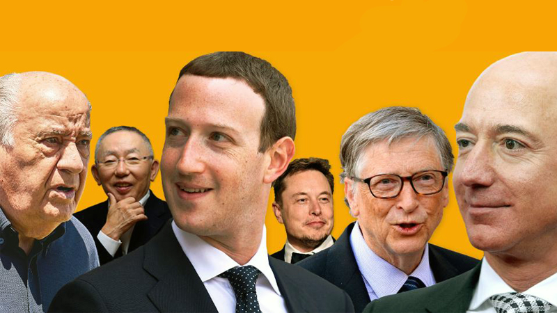 لیست ثروتمندترین افراد دنیا